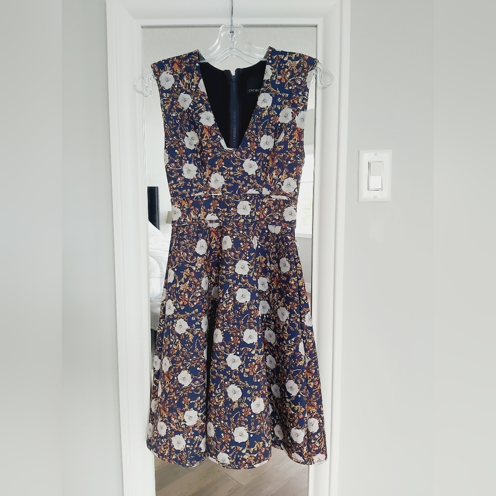 Cynthia Rowley Scuba Flare Dress Size 2